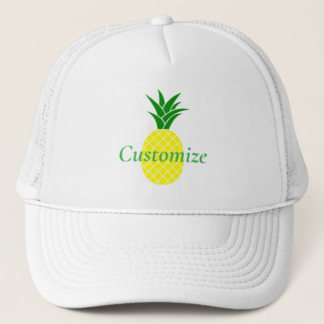 Aloha Pineapple Thunder_Cove Trucker Hat (Front)