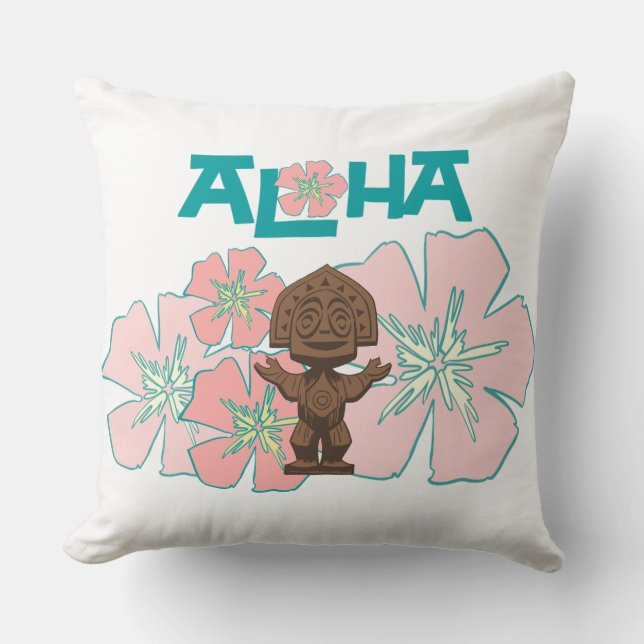 Aloha Polynesian resort pillow (Front)