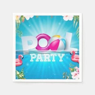 Aloha Pool Party Napkin