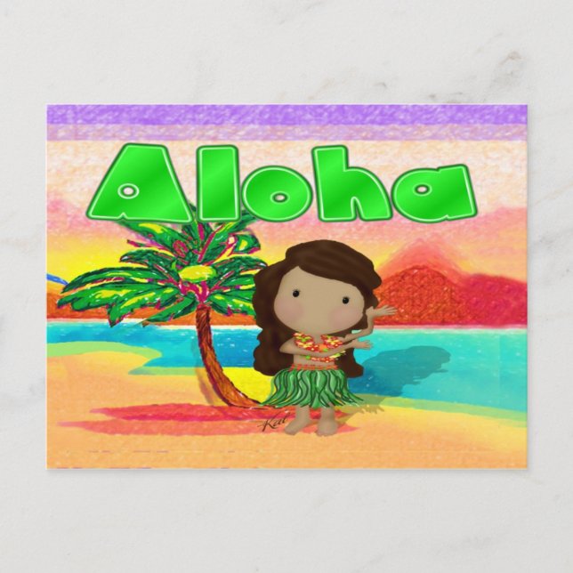 Aloha! Postcard (Front)