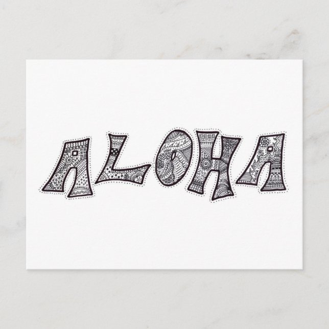 Aloha Postcard (Front)