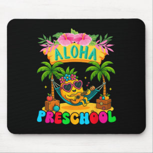 Aloha Preschool Pineapple Hawaii Ck To School Kids Mouse Pad
