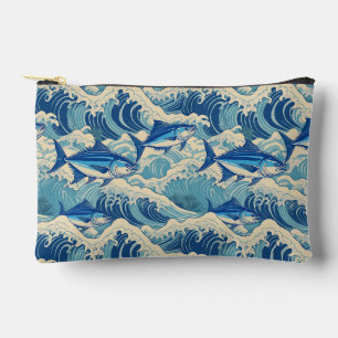 Aloha print pattern accessory pouch
