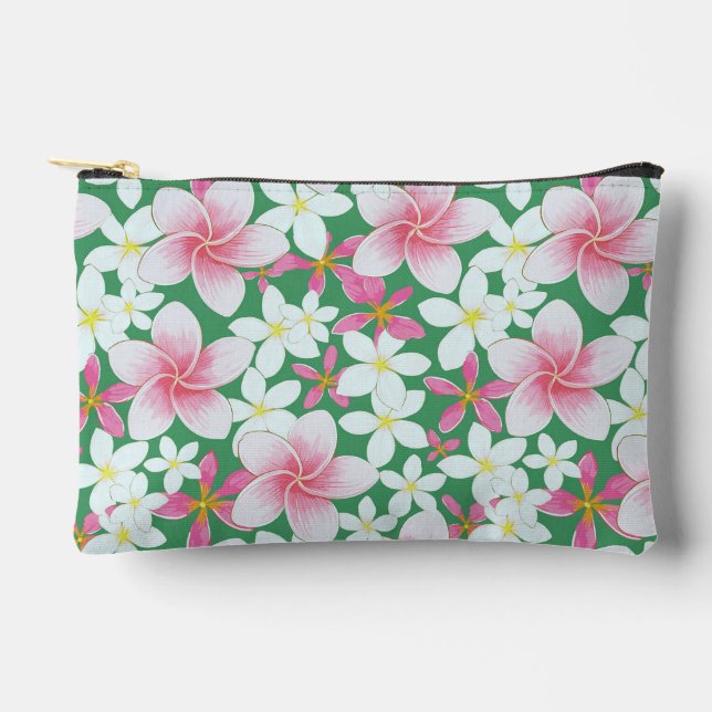 Aloha print pattern accessory pouch (Front)