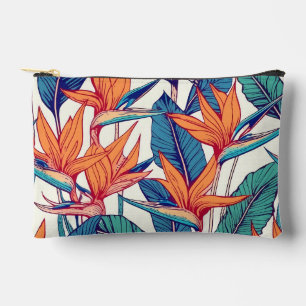 Aloha print pattern accessory pouch