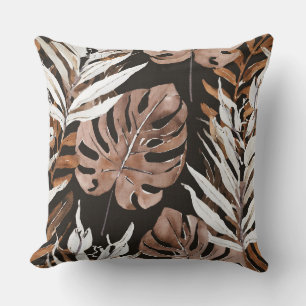 Aloha print Tropical throw pillow