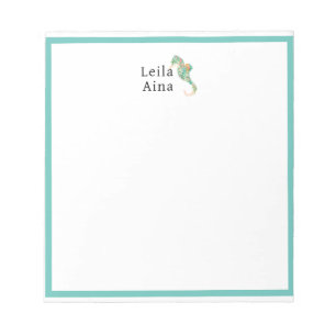 Aloha Seahorse Notepad