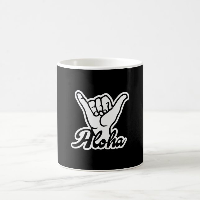 Aloha Shaka Hand, Hang Loose Coffee Mug (Center)