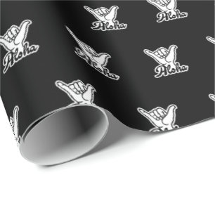 Aloha Shaka Hand, Hang Loose sign Wrapping Paper