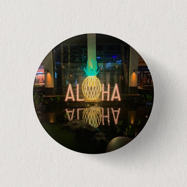 Aloha Sign #1 Button (Front)