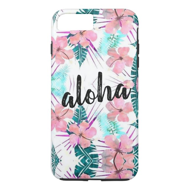 aloha sparkles iphone 8/7 plus case (Back)
