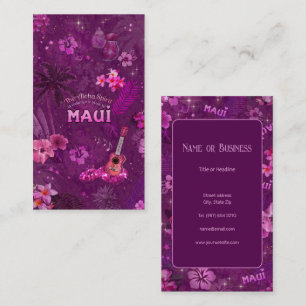 Aloha Spirit calling Maui  Business Card