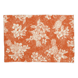 Aloha Spirit: Hibiscus-Pineapple Harmony. Pillowcase