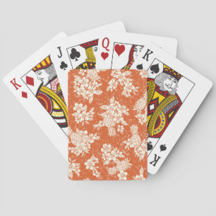 Aloha Spirit: Hibiscus-Pineapple Harmony. Playing Cards