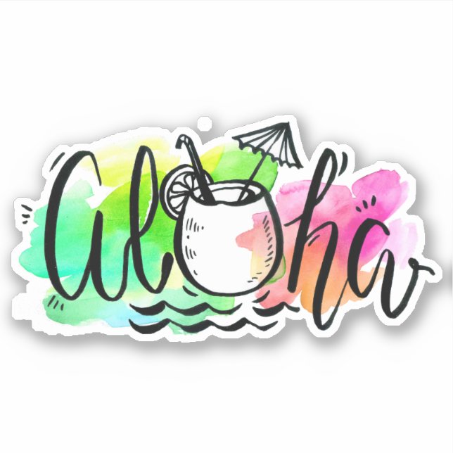 Aloha Sticker (Front)