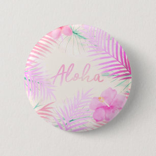 Aloha summer 6 cm round badge
