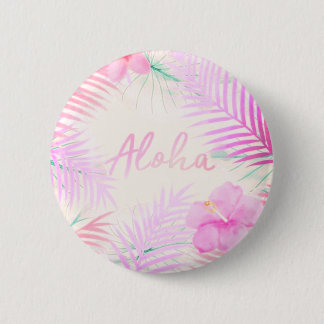 Aloha summer 6 cm round badge
