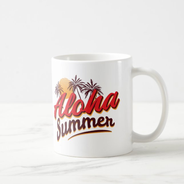Aloha Summer Coffee Mug (Right)