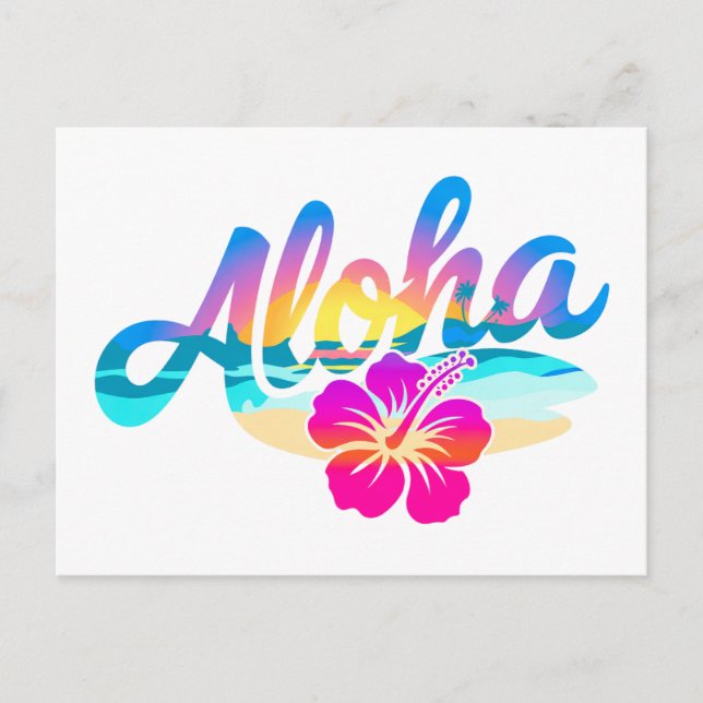 Aloha Summer  Postcard (Front)