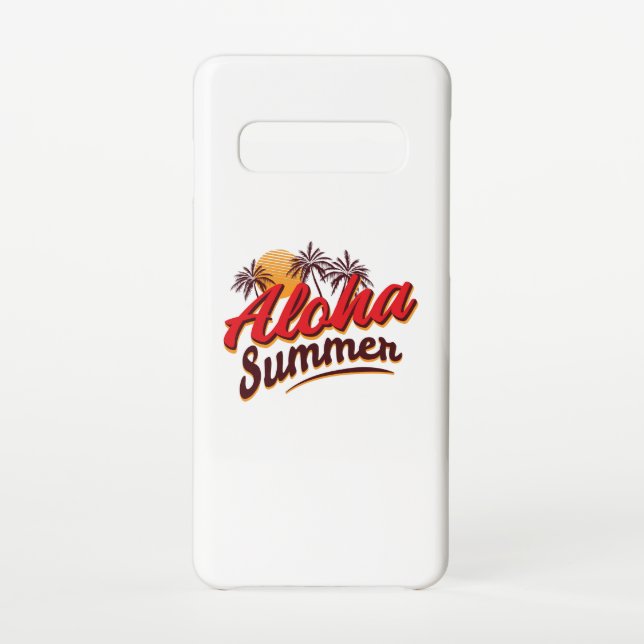 Aloha Summer Samsung Galaxy Case (Back)