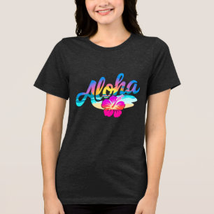 Aloha Summer T-Shirt Tri-Blend Shirt