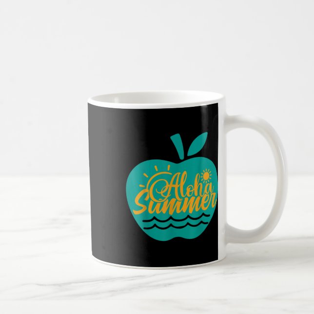 Aloha Summer Teacher  Coffee Mug (Right)