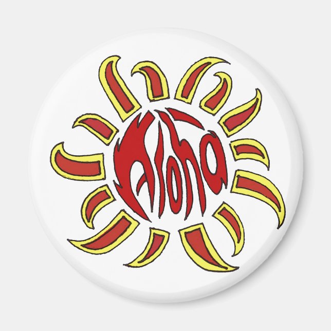 aloha sun magnet (Front)