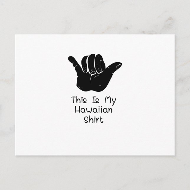 Aloha This Is My Hawaiian Postcard (Front)