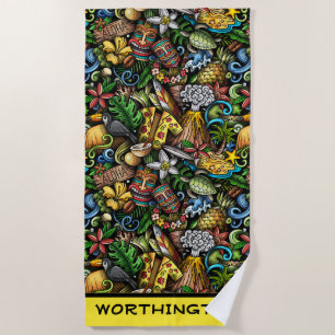 ALOHA Tropical Beach Towel