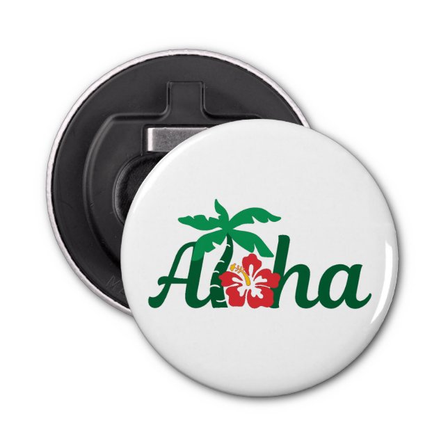 Aloha Tropical Bottle Opener (Front)