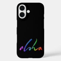 Aloha - Tropical Hand Lettering - Hawaii Hawai'i
