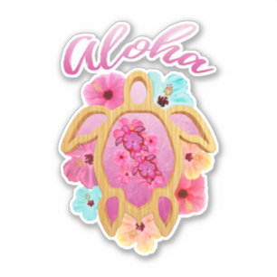 Aloha Tropical Honu Sea Turtle