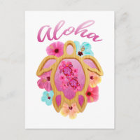 Aloha Tropical Honu Sea Turtle