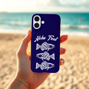 Aloha Trout-Blue Hawaiian iPhone 16 Plus Case