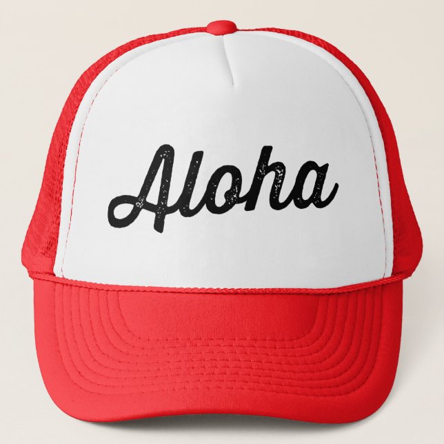 ALOHA TRUCKER HAT (Front)