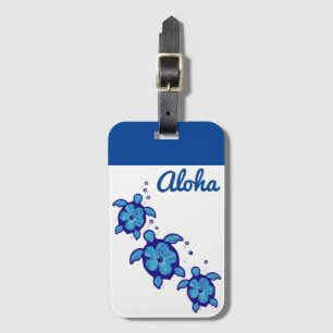 Aloha Turtles  Luggage Tag