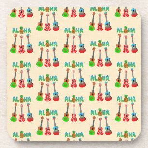 Aloha Ukuleles Island Music Coaster