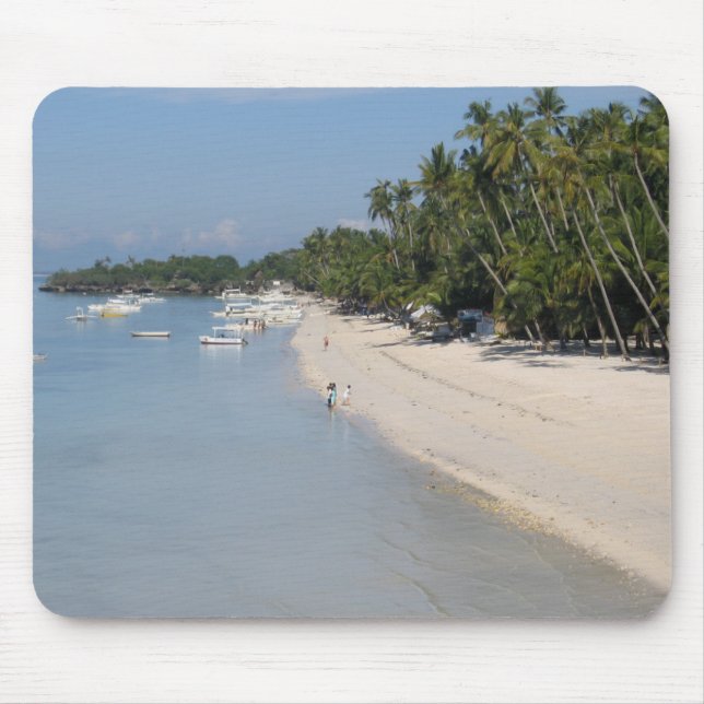 Alona Beach, Panglao Island, Bohol, Philippines Mouse Pad (Front)