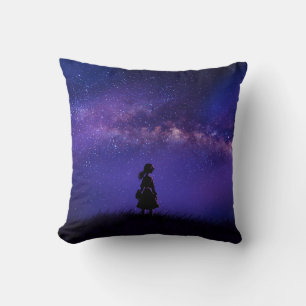 Alone and Starry Night Cushion