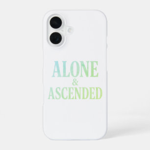 Alone & Ascended – The Art of Elevated Solitude iPhone 16 Case