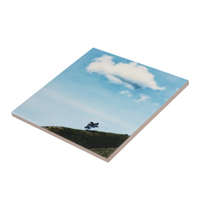 Alone Ceramic Tile (Side)