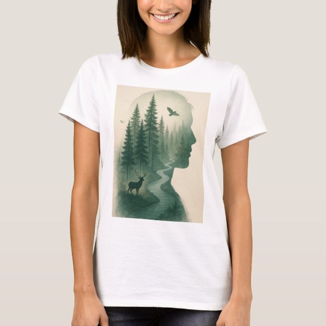 Alone girl T-Shirt (Front)