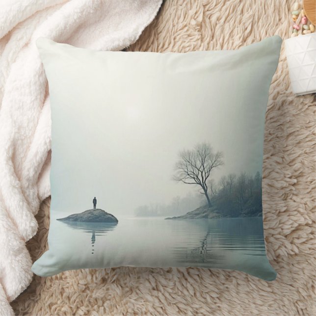 Alone in the Mist Design Cushion (Blanket)