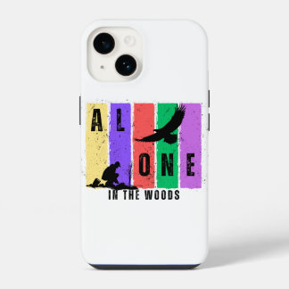 Alone in the Woods Mobile Cover