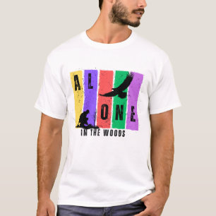 Alone in the Woods Mobile Cover T-Shirt