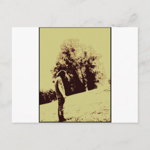 alone postcard