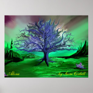 Alone print