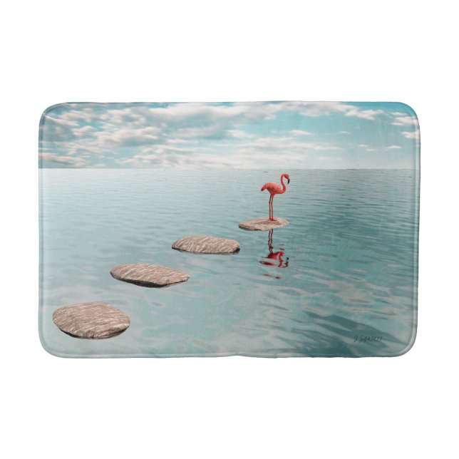 Alone – Quiet Balance Bath Mat (Front)