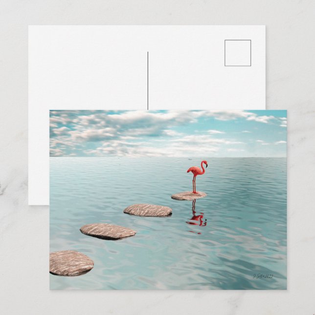 Alone – Quiet Balance Postcard (Front/Back)