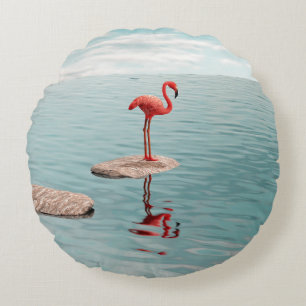 Alone – Quiet Balance Round Cushion